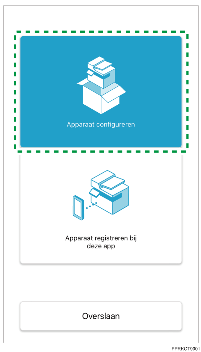 Illustratie van toepassingsscherm