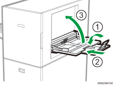 給紙トレイのイラスト