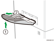 排紙トレイのイラスト