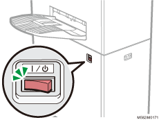 電源スイッチのイラスト