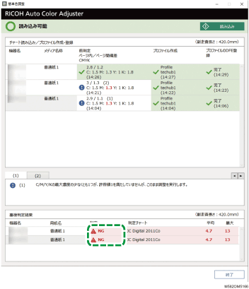 アプリケーション画面のイラスト