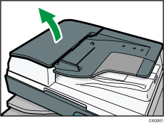 自動原稿送り装置（ADF）のイラスト