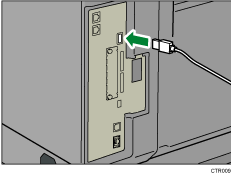 USBホストインターフェースのイラスト