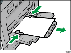 手差しトレイのイラスト