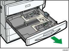 給紙トレイのイラスト