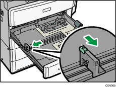 給紙トレイのイラスト