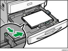 給紙トレイのイラスト