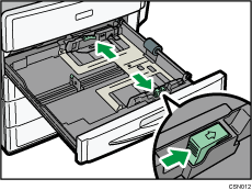給紙トレイのイラスト