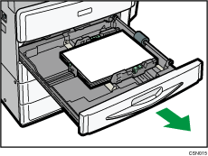 給紙トレイのイラスト