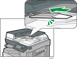 自動原稿送り装置 Adf にセットする