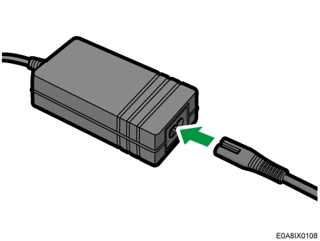 電源コードセットのイラスト