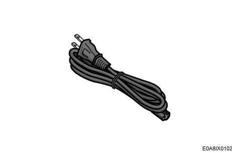 電源コードセットのイラスト