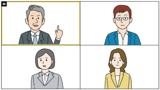 アプリケーション画面のイラスト