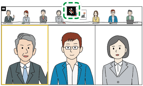 アプリケーション画面のイラスト