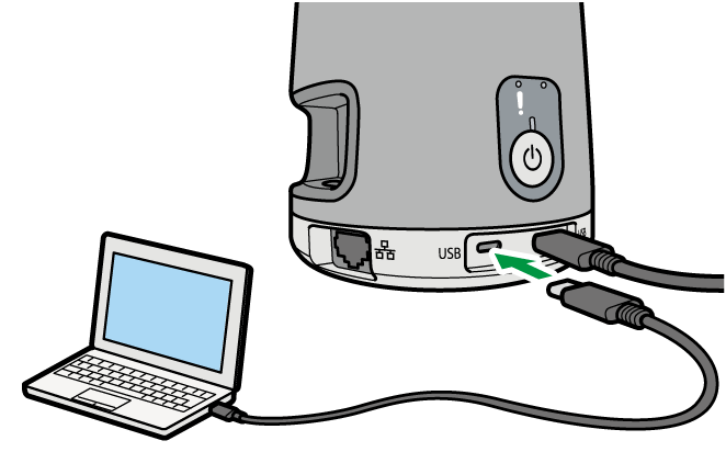 本機のイラスト