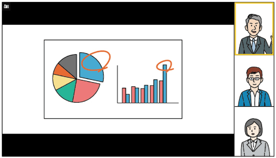 アプリケーション画面のイラスト