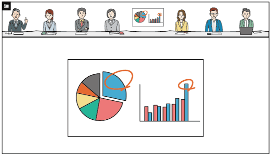 アプリケーション画面のイラスト