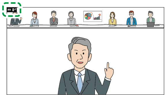 アプリケーション画面のイラスト