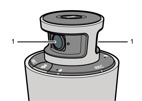 機器上面のイラスト 説明番号つき