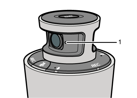 機器上面のイラスト 説明番号つき