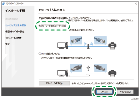 ドライバー画面のイラスト