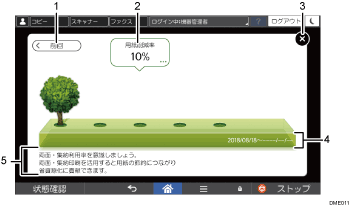 本体画面のイラスト 説明番号つき