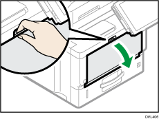 手差しトレイに用紙をセットする 使用説明書 Ricoh Im 430f