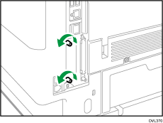 本体背面のイラスト