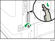 本体背面のイラスト