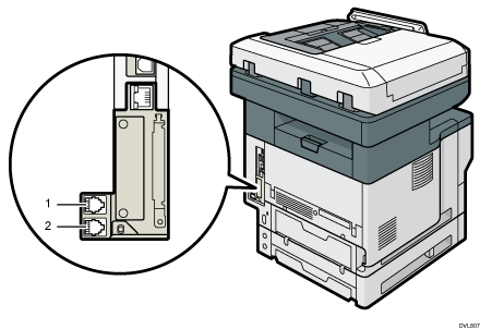 電話回線と接続する 使用説明書 Ricoh Im 430f