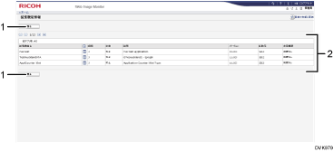 Webブラウザー画面のイラスト 説明番号つき
