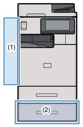 外部に取り付けるオプションのイメージイラスト