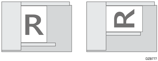 原稿のセット方法のイメージイラスト