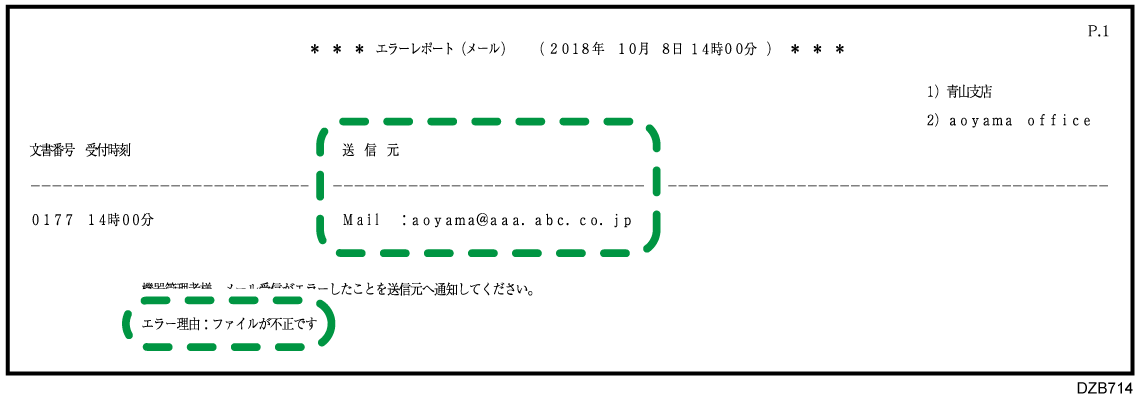 エラーレポートのイラスト