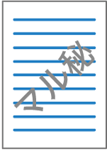 スタンプ印字のイメージイラスト
