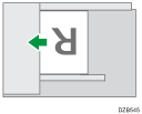原稿のセット方向のイメージイラスト