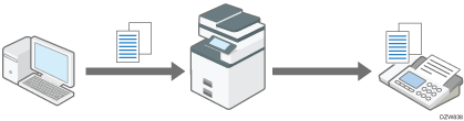 パソコンからファクスを送信する 使用説明書 Ricoh Im C300 Ricoh Im C300f