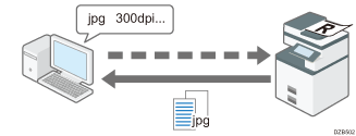 パソコンからスキャンする 使用説明書 Ricoh Im C300 Ricoh Im C300f