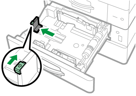 給紙トレイのイラスト