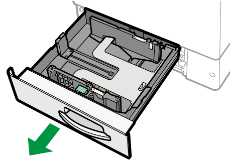 給紙トレイのイラスト