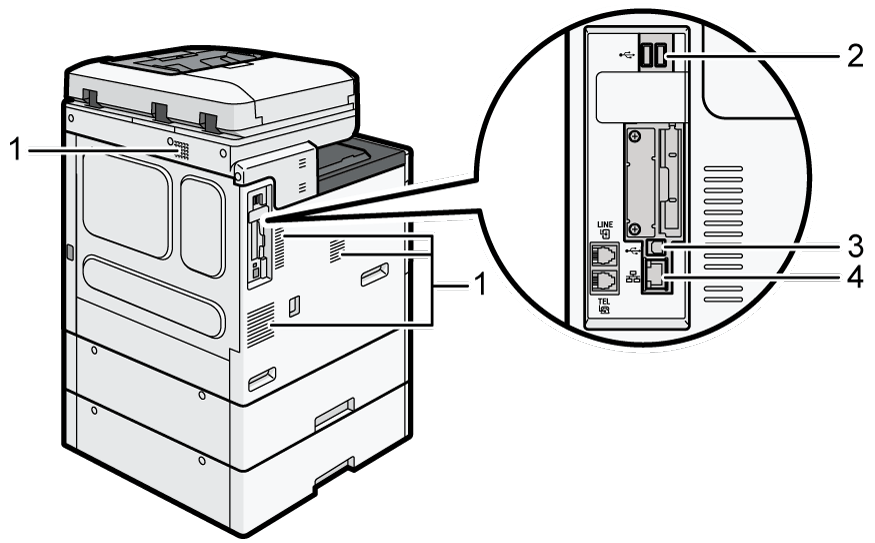 本体全体のイラスト 説明番号つき