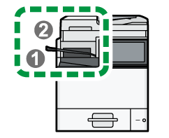 本体前面のイラスト 説明番号つき