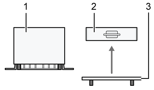 外部に取り付けるオプションのイメージイラスト