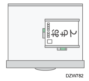 プリンター機能を使用するときのセット方法のイメージイラスト