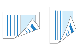 両面印刷のイメージイラスト