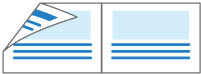 両面印刷のイメージイラスト