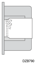 用紙のセット方法のイメージイラスト