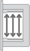 用紙セット方向のイメージイラスト