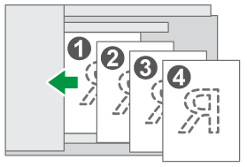 原稿のセット方向のイメージイラスト