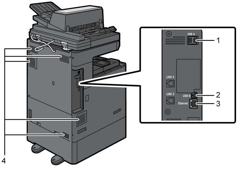 本体全体のイラスト 説明番号つき